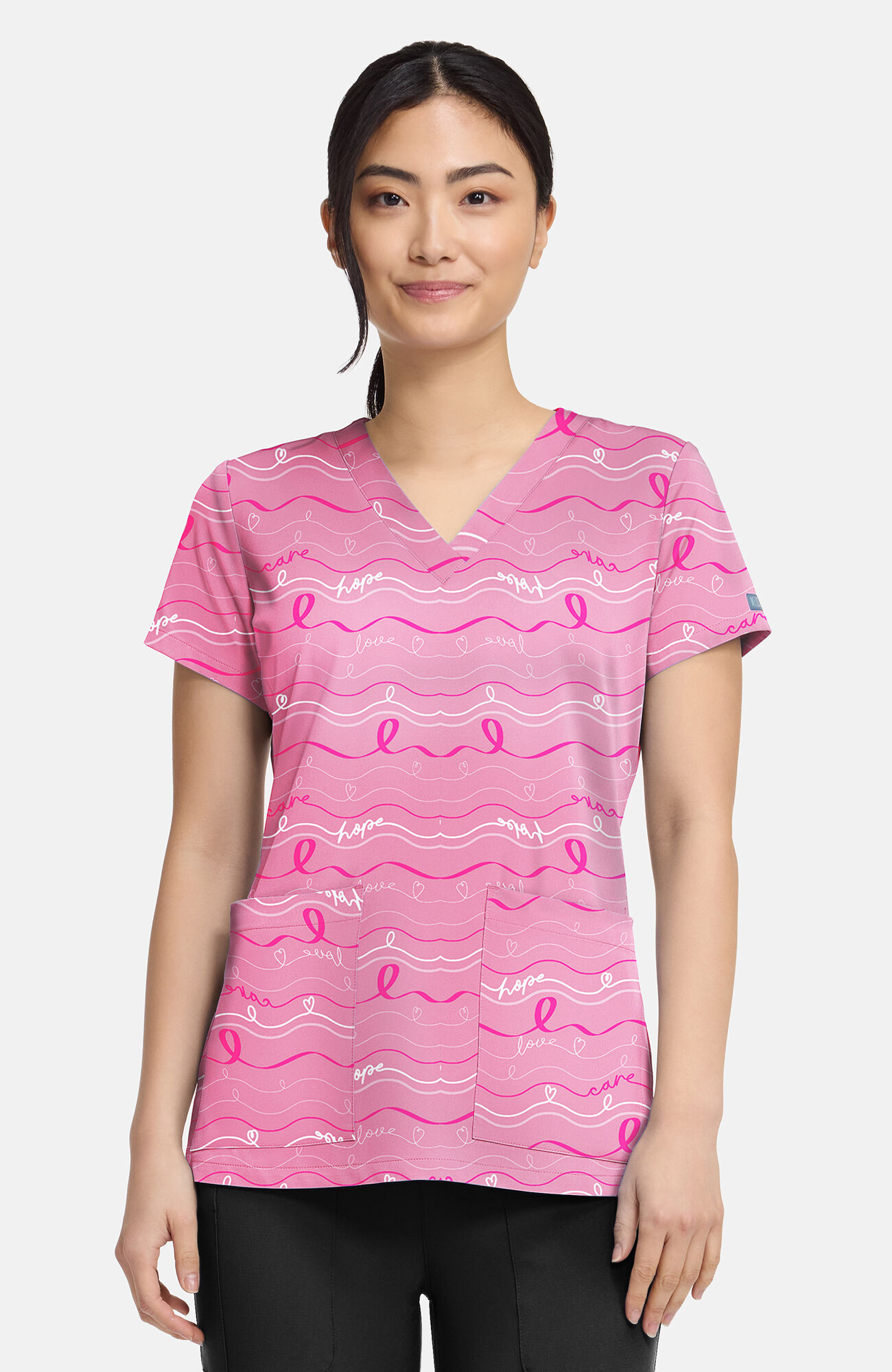 Women's Vicky In The Loop Print Scrub Top