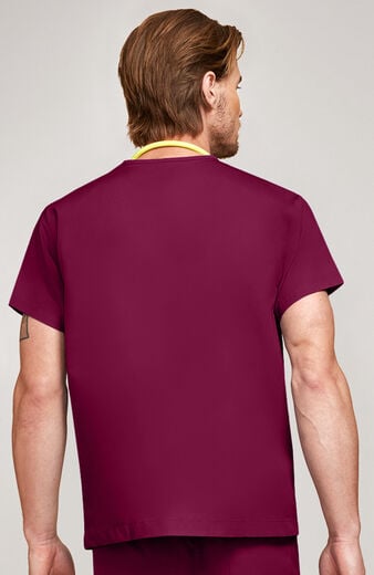Unisex Chest Pocket V-Neck Scrub Top Unisex Chest Pocket V-Neck Scrub Top