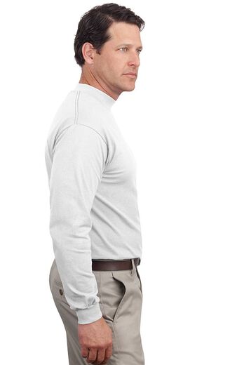 Unisex Long Sleeve Mock Turtleneck T-Shirt