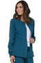 Clearance Women's Snap Front Warm-Up Solid Scrub Jacket, , large