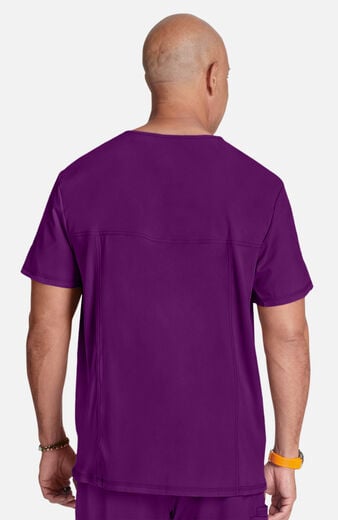 Men's Scrub Set: Stretch V-Neck Top & Zip Fly 6-Pocket Cargo Pant Men's Scrub Set: Stretch V-Neck Top & Zip Fly 6-Pocket Cargo Pant