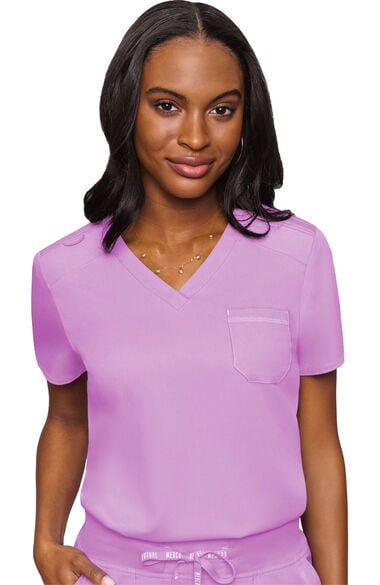 Women's Tuck In Solid Scrub Top, , large