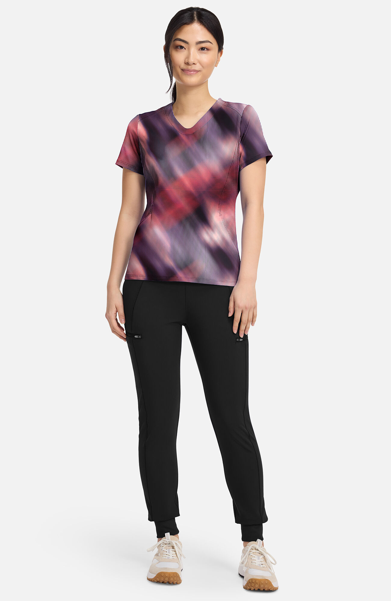 Women's Digital Dream Print Scrub Top
