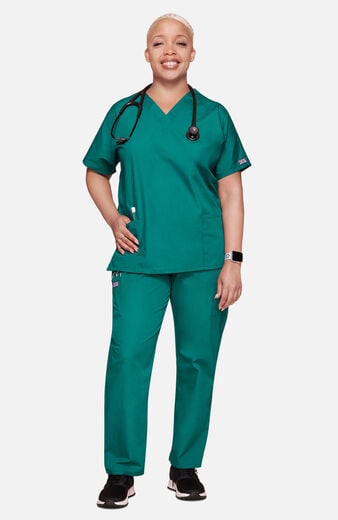 Women's Scrub Set: 3-Pocket Dolman Top & Elastic Waist Utility Pant Women's Scrub Set: 3-Pocket Dolman Top & Elastic Waist Utility Pant