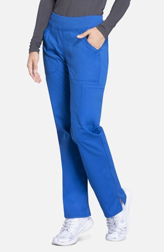 Women's Rib Knit Waist Cargo Scrub Pant Women's Rib Knit Waist Cargo Scrub Pant