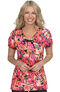 Clearance Women's Delaney Fruits Print Scrub Top, , large