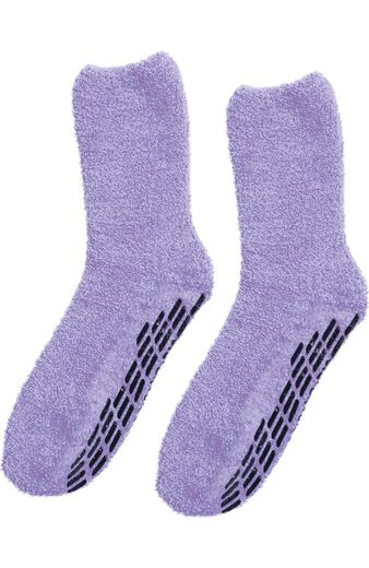 Silvert's Unisex Fuzzy Non-Skid Solid Sock