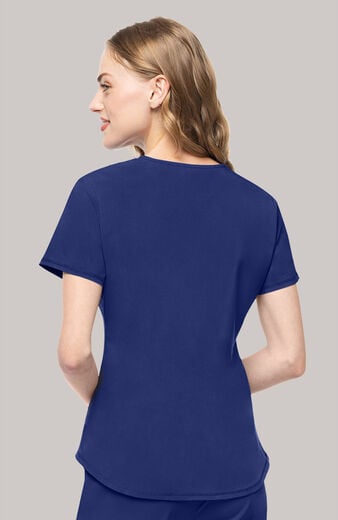 Women's Layered V-Neck Scrub Top Women's Layered V-Neck Scrub Top