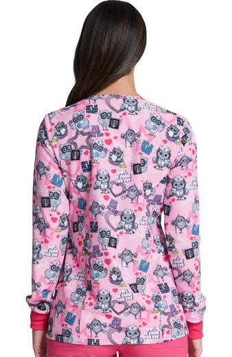 Clearance Women's Hoo Cares For You Print Jacket