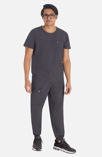 Men's Round Neck Scrub Top Men's Round Neck Scrub Top