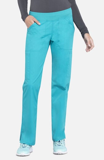 Women's Rib Knit Waist Cargo Scrub Pant Women's Rib Knit Waist Cargo Scrub Pant