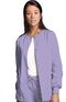 Clearance Women's Jewel Neck Warmup Solid Scrub Jacket, , large