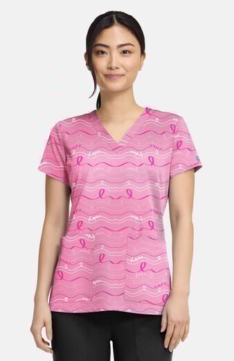 Women's Vicky In The Loop Print Scrub Top Women's Vicky In The Loop Print Scrub Top
