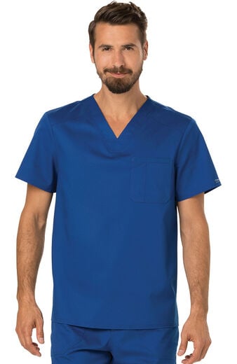 Men's Chest Pocket V-Neck Scrub Top Men's Chest Pocket V-Neck Scrub Top