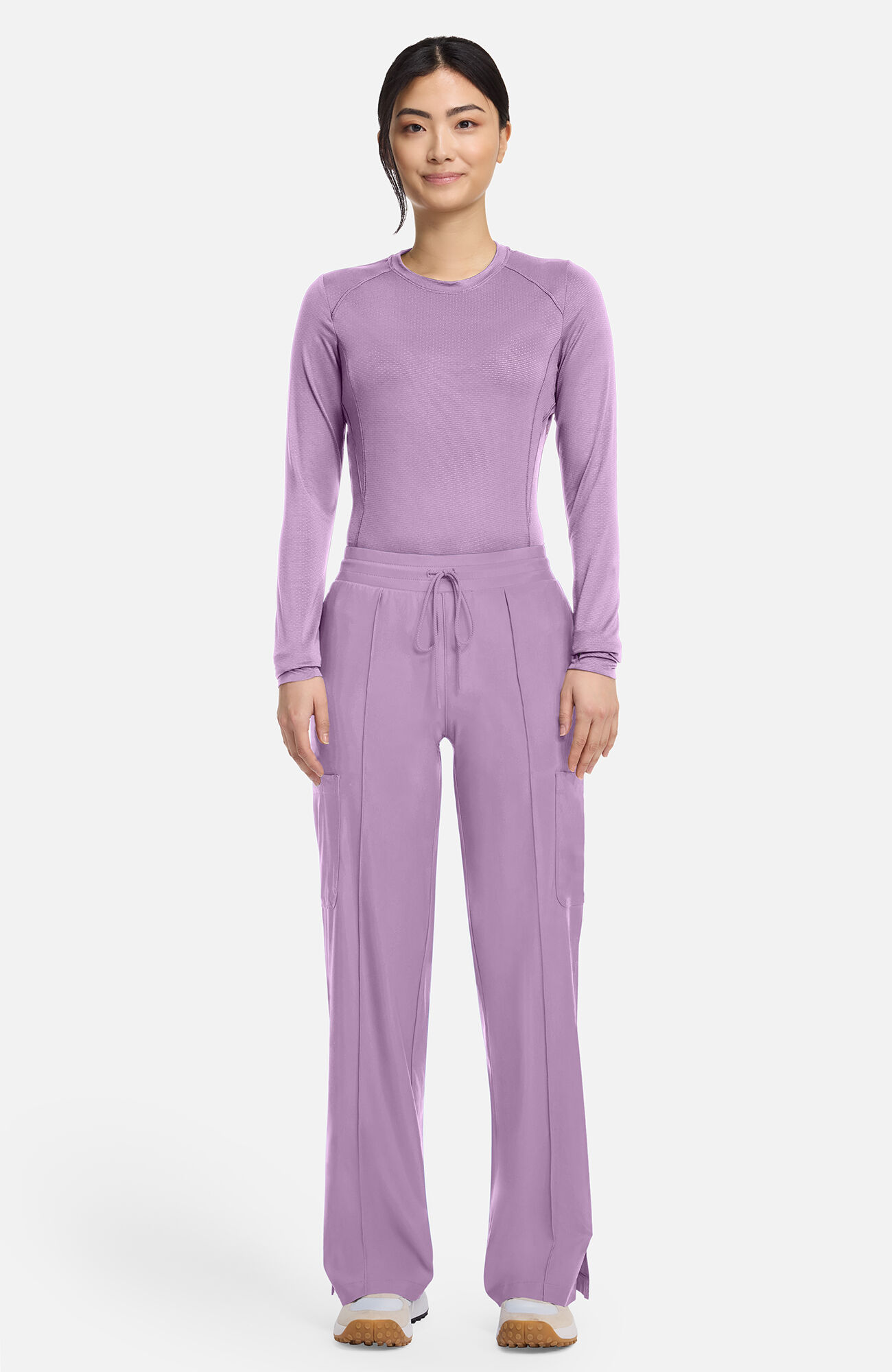 Women's Performance Long Sleeve Underscrub, LWL Livewire Lilac | purple, large