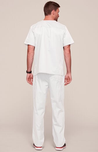 Men's Scrub Set: V-Neck Top & Utility Pant Men's Scrub Set: V-Neck Top & Utility Pant