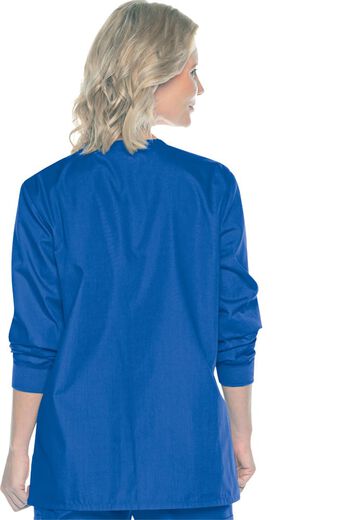 Clearance Women's Snap Front Solid Scrub Jacket