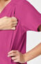 Women's Maternity V-Neck Scrub Top, , large