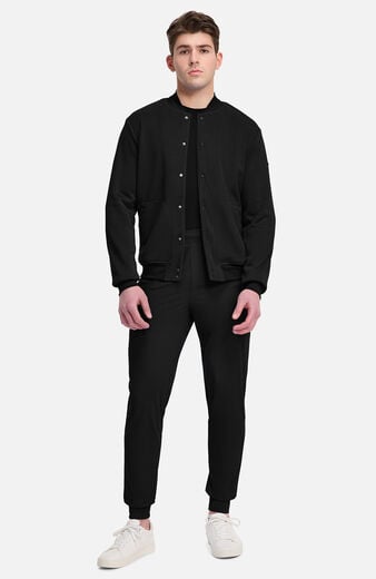 Men's Varsity 2-Pocket Bomber Scrub Jacket Men's Varsity 2-Pocket Bomber Scrub Jacket