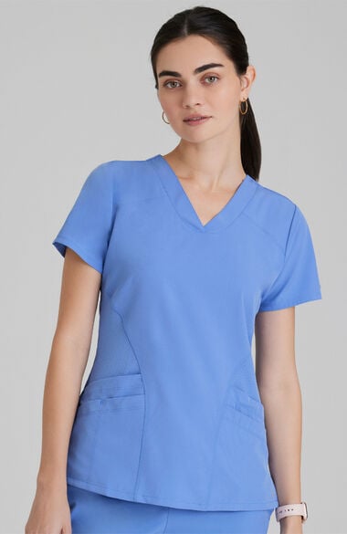 Women's Pulse Solid Scrub Top, , large