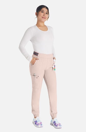 Women's Logo Waistband 5-Pocket Jogger Scrub Pant Women's Logo Waistband 5-Pocket Jogger Scrub Pant