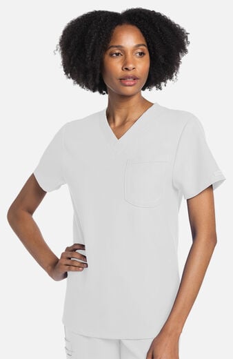 Unisex Tuck-In 1-Pocket V-Neck Scrub Top Unisex Tuck-In 1-Pocket V-Neck Scrub Top