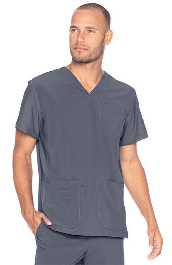 Clearance Men's Quick Cool V-Neck Solid Scrub Top