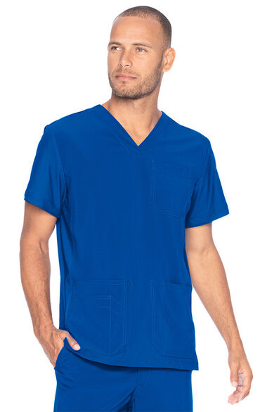 Clearance Men's Quick Cool V-Neck Solid Scrub Top, , large