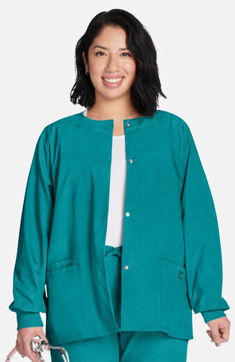 Women's Snap Front Scrub Jacket Women's Snap Front Scrub Jacket
