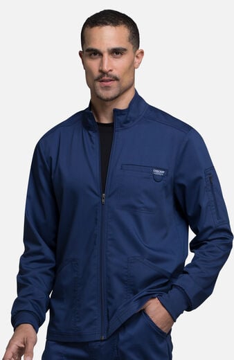 Men's Zip Front Scrub Jacket Men's Zip Front Scrub Jacket