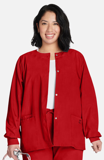 Women's Snap Front Scrub Jacket Women's Snap Front Scrub Jacket