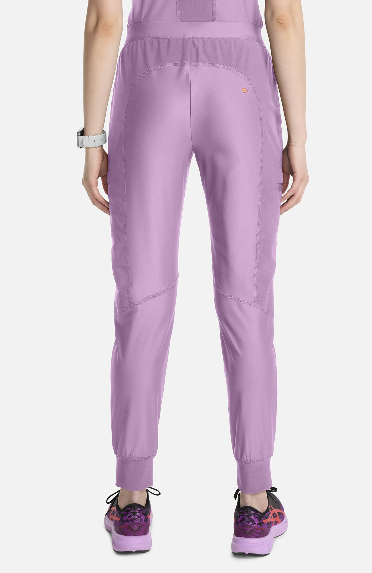 Women's Knit Cargo Jogger Scrub Pant, LWL Livewire Lilac | purple, large
