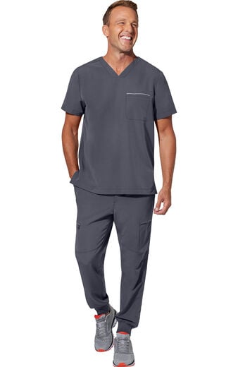 Men's Scrub Set: Spencer V-Neck Top & Nolen Jogger Pant Men's Scrub Set: Spencer V-Neck Top & Nolen Jogger Pant