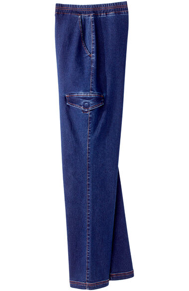Silvert's Men's Pull-On Cargo Pocket Jeans, , large