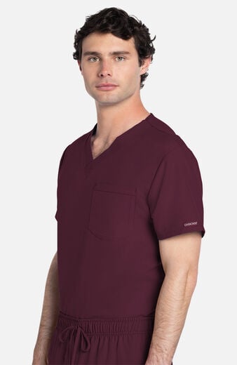 Unisex Tuck-In 1-Pocket V-Neck Scrub Top Unisex Tuck-In 1-Pocket V-Neck Scrub Top