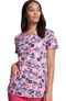 Clearance Women's Hoo Cares For You Print Scrub Top, , large