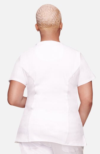 Women's Scrub Set: Mock Wrap Solid Top & Tapered Jogger Pant Women's Scrub Set: Mock Wrap Solid Top & Tapered Jogger Pant