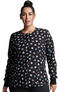 Clearance Women's Love U Dots Print Scrub Jacket, , large