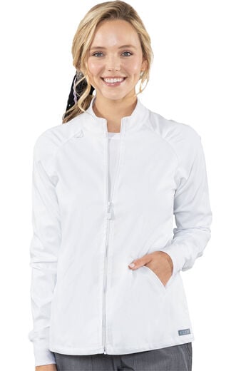 Women's Raglan Solid Scrub Jacket Women's Raglan Solid Scrub Jacket
