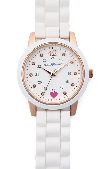 Women's Rose Gold Sparkle Dot Watch, , large