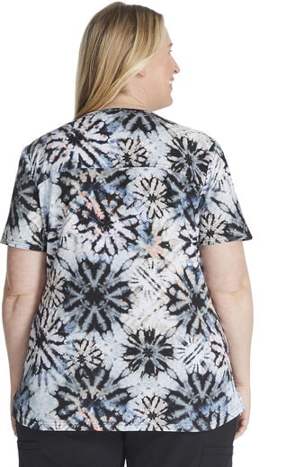 Clearance Women's V-Neck Print Top