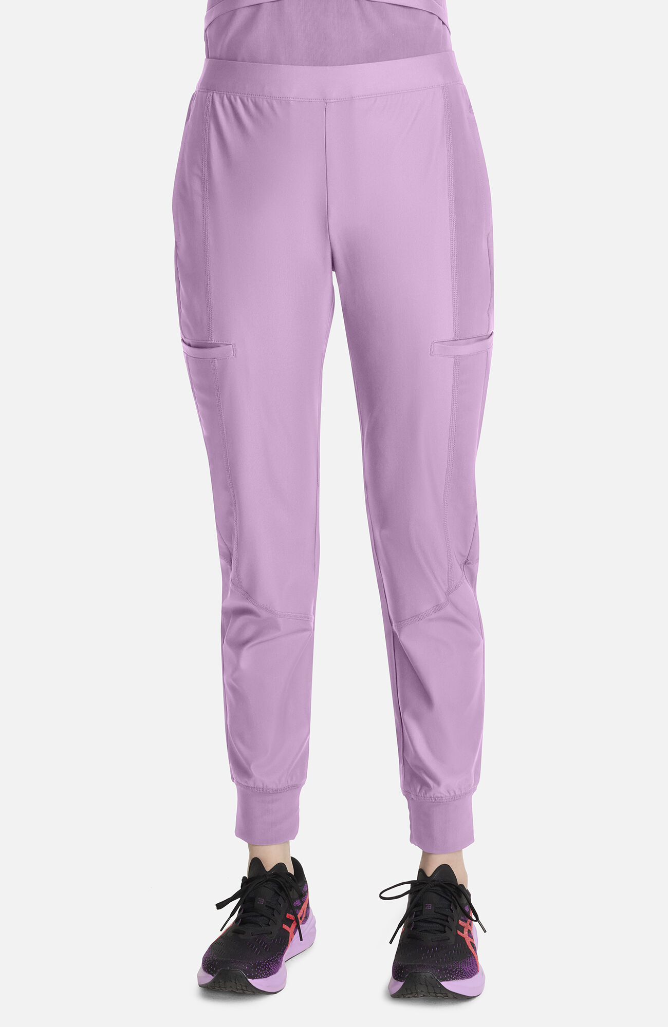Women's Knit Cargo Jogger Scrub Pant, LWL Livewire Lilac | purple, large
