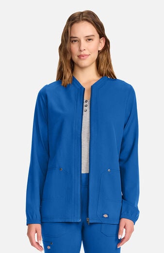 Women's Front-Zip Scrub Jacket Women's Front-Zip Scrub Jacket
