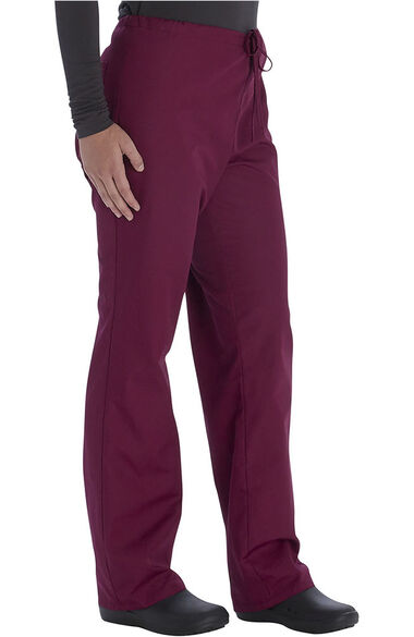 Clearance Unisex Scrub Set: V-Neck Top & Drawstring Pant in Stretch Twill, , large