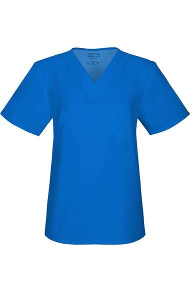 Clearance WW Flex by Unisex Chest Pocket V-Neck Solid Scrub Top, , large