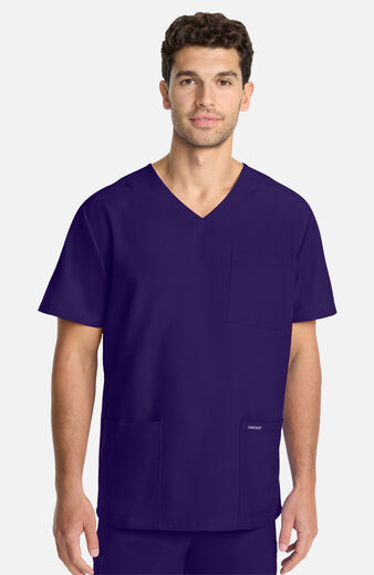 Men's 3-Pocket V-Neck Scrub Top Men's 3-Pocket V-Neck Scrub Top