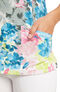 Clearance Women's Brush Away Blooms Print Scrub Top, , large