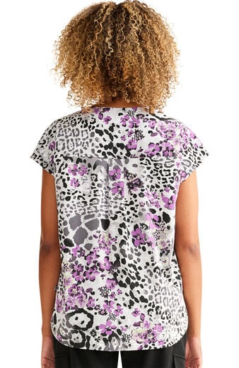 Women's Kelly Wild & Beautiful Print Scrub Top Women's Kelly Wild & Beautiful Print Scrub Top