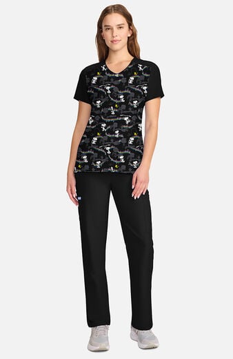 Women's Your Own Beat Print Scrub Top Women's Your Own Beat Print Scrub Top