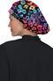 Women's Bouffant Multi Cheetah Print Scrub Cap, , large